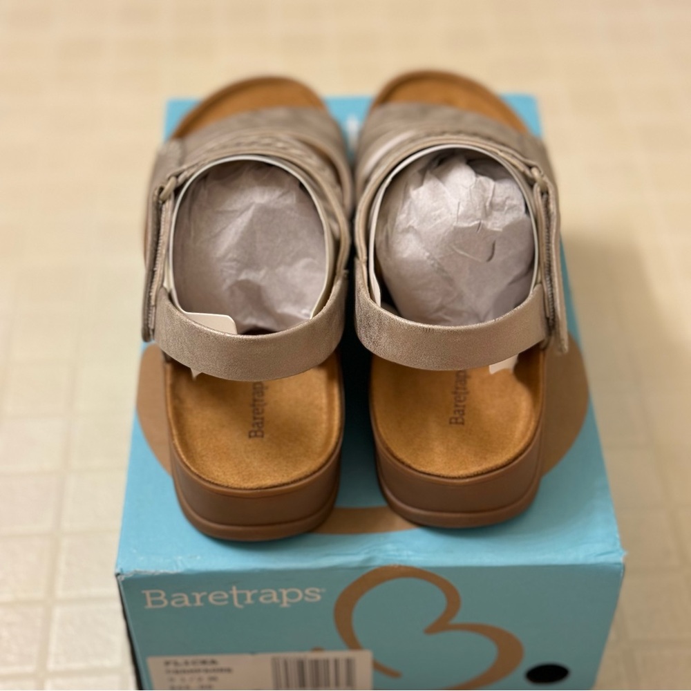 BareTraps Women's Flicka Champagne Size 9.5 - Picture 4 of 6